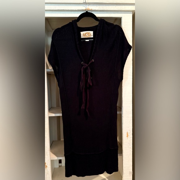 UGG‎ Australia Collection Beach Swim Hooded Knit Coverup Size M/L - Picture 1 of 7